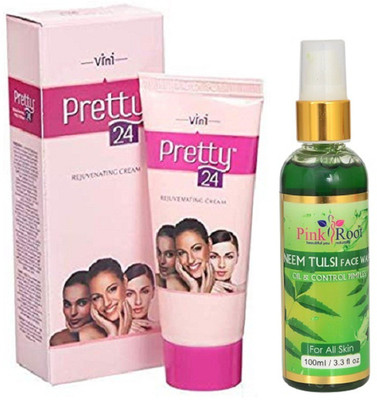 

Pink Root NEEM FACE WASH 100ML WITH PRETTY24(Set of 2)
