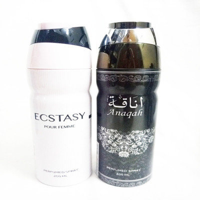 

ARQUS ECSTASY AND ANAQAH Perfume Body Spray - For Men & Women(400 ml, Pack of 2)