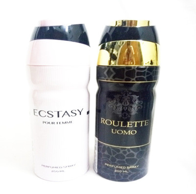 

ARQUS ECSTASY AND ROULETTE UOMO Perfume Body Spray - For Men & Women(400 ml, Pack of 2)