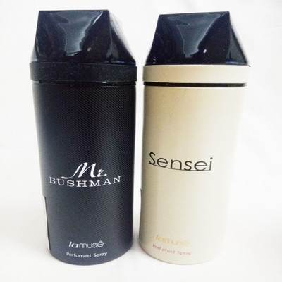 

LAMUSE MR BUSHMAN AND SENSEI Perfume Body Spray - For Men & Women(400 ml, Pack of 2)
