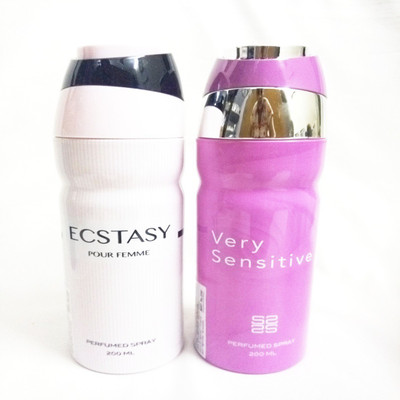 

ARQUS ECSTASY AND VERY SENSITIVE Perfume Body Spray - For Women(400 ml, Pack of 2)