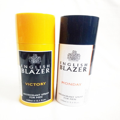 

ENGLISH BLAZER VICTORY AND MONDAY Deodorant Spray - For Men(300 ml, Pack of 2)