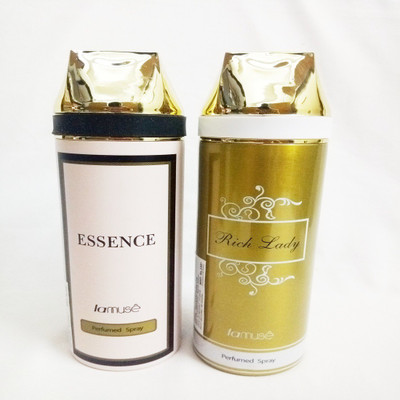 

LAMUSE RICH LADY AND ESSENCE Perfume Body Spray - For Women(400 ml, Pack of 2)