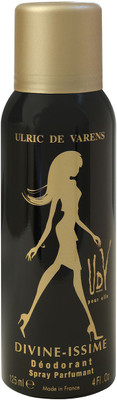 

Ulric De Varens Divine-Issme Deodorant Spray - For Women(125 ml)
