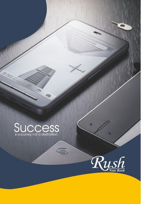 

Rush A4 Notebook(Note Book, Grey Black, Pack of 6)