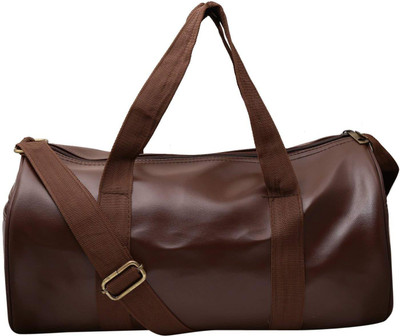 

xfinity 20 inch/51 cm fitness brown gym bag for men and women with 1 side pocket(20ltr) Gym Bag(Brown)