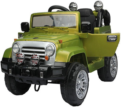 

Baybee Jeep With Remote Control Jeep Battery Operated Ride On(Green)