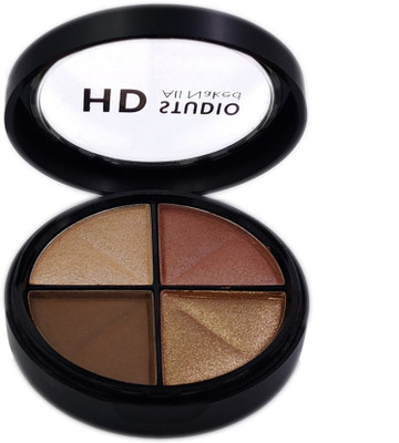 

One Personal Care HD Studio All Naked (Sheer Sparkle, Satin Shimmer & Matte) HF588-05 13.2 g(Yellow Gold, Rose Gold, Beige, Brown)
