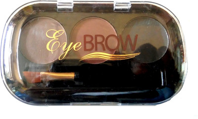 

Natural Professional eyebrow powder eyebrow definer shaper with brush long lasting smooth blend multiple shades 6 g(Multiple)