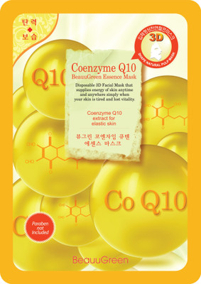Beauugreen CoEnzyme Q10 Mask sheet Face Shaping Mask