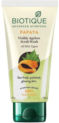

BIOTIQUE BIO Papaya Exfoliating Face Wash for All Skin Types, 150ml Face Wash(150 g)