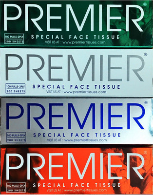 

Premier Special Face Tissue 100 Pulls-2PLY - 200 Sheets(Pack of 4)