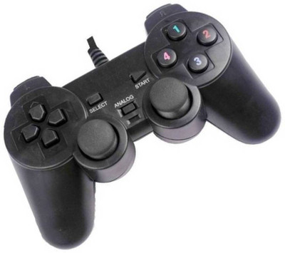 

Techista 2-Way Vibration USB Gaming Controller Joystick Gamepad(Black, For PC, Mac OS)