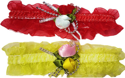 

Proplady BHBFC_04_YR1 Head Band, Hair Band, Hair Accessory Set(Yellow, Red)