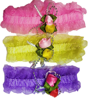 

Proplady BHBFC_04_PPY Head Band, Hair Band, Hair Accessory Set(Pink, Purple, Yellow)