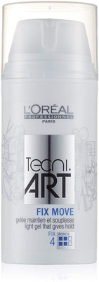 

L'Oreal Tecni Art Fix Move Light Hold Gel 4 for Unisex, 3.4 Ounce Spray(150 ml)