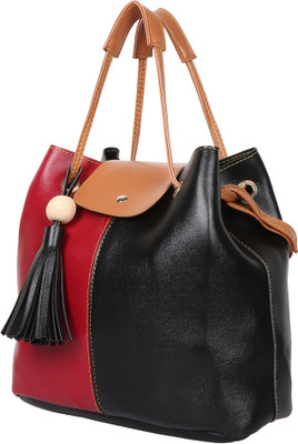 

New Eva Shoulder Bag(Black, Red)