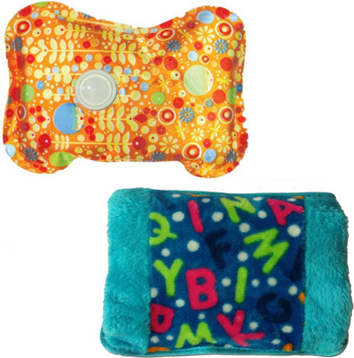 

OYD New T-66 Electric Heating Get Pad Hot Water Bag For Joint/Muscle Pain PACK OF 2 (Multicolor) Electric Fur and electric 1 L Hot Water Bag(Multicolor)