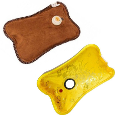 

OYD Latest Electric Heating Warm Bag with Gel PACK OF 2 (Multicolor) Electric Fur and electric 1 L Hot Water Bag(Multicolor)
