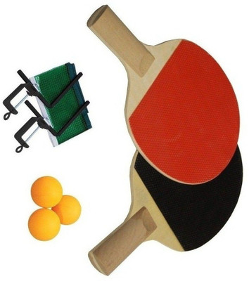 

SPORTSHOLIC Table Tennis Racquet Set With Net, Clumps And 3 Balls For Kids 8 To 11 Years Table Tennis Kit
