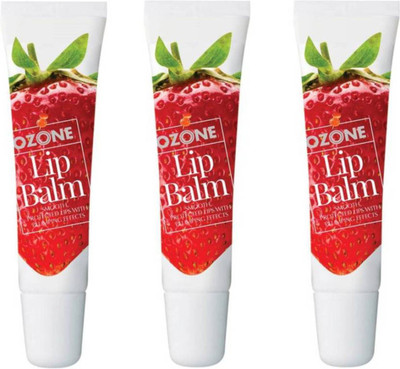 

Ozone Lip Balm â Strawberry Strawberry(Pack of: 3, 30 g)