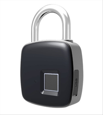 

KEIR IP65 Waterproof Smart Fingerprint security electronic Padlock(Black)