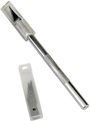 Osilor Quality Metal Grip Hand-held Paper Cutter(Set Of 1, Silver)