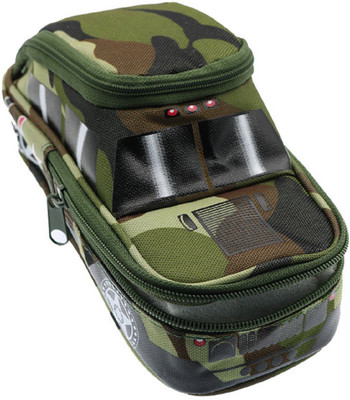 

FORE TREND Pencil Case Vehicle Pen Pouch Bag Car Shape Art Polyester Pencil Box(Set of 1, Green)