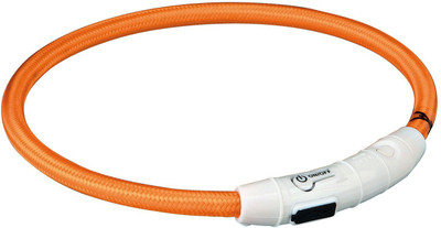 

Trixie Plain Dog Collar Charm(Orange, Round)