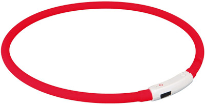

Trixie Plain Dog Collar Charm(Red, Round)