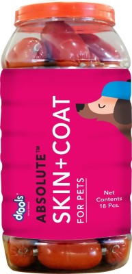 Drools Absolute Skin + Coat Sausage Chicken 1 kg Wet Young, Adult Dog Food