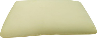 LINENWALAS Foam Solid Sleeping Pillow Pack of 1(White)