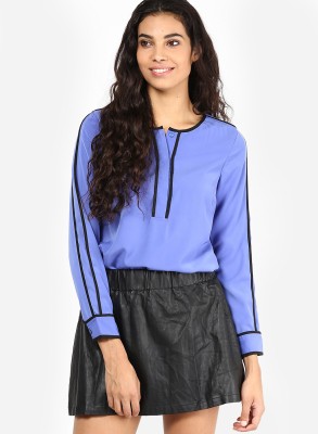 

Only Casual Full Sleeve Solid Women's Light Blue Top, Amparo blue