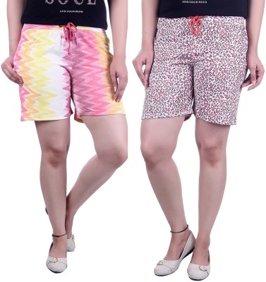 Kaily Printed Women Multicolor Night Shorts