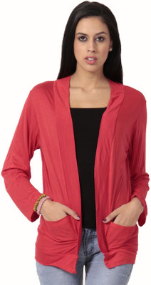 

TeeMoods Women's Shrug, Red