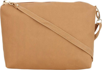 

Wrodss Girls Casual Tan PU Sling Bag