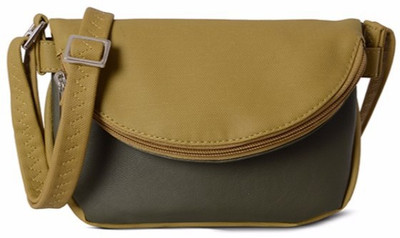 Baggit Women Casual Green PU Sling Bag