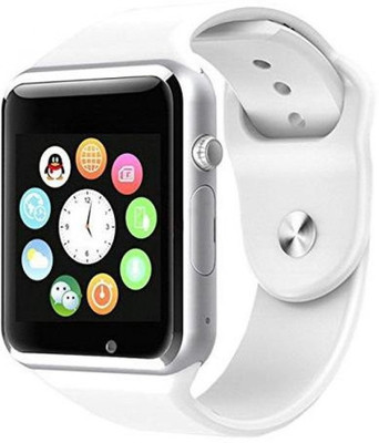 

M A enterprises A1 Bluetooth Wrist watch phone smart watch white Smartwatch(White Strap regular)