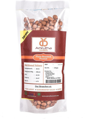 

AMRUTHA SWEETS Plain Roasted Peanuts 200g(200 g)