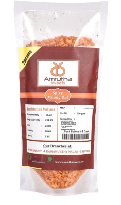 

AMRUTHA SWEETS Spicy Moong Dal 200g Pack of 5(1 kg, Pack of 5)