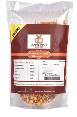 

AMRUTHA SWEETS Bombay Mixture 200g Pack of 3(600 g, Pack of 3)