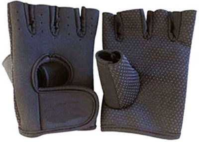 

Generic For Men And Wome Gym Gloves With Padded Cushion Gym & Fitness Gloves (Free Size, Black)