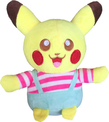 

CREATIVEVILLA CUTE PINK-GREEN PIKACHU STUFFED PLUSH SOFT TOY CVST3509 - 22 cm(Multicolor)