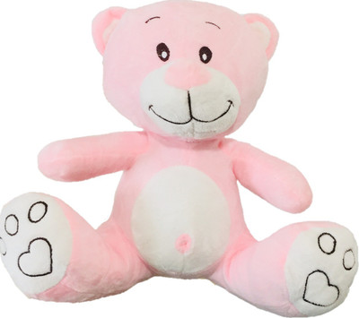 

CREATIVEVILLA CUTE PINK TEDDY BEAR STUFFED PLUSH SOFT TOY CVST9502 - 28 cm(Multicolor)