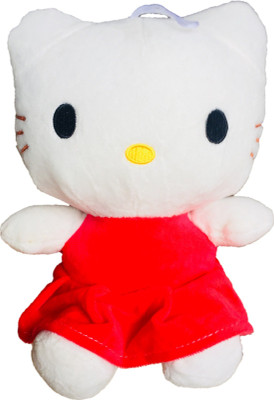 

CREATIVEVILLA CUTE RED HELLO KITTY STUFFED PLUSH SOFT TOY CVST6517 - 17 cm(Multicolor)