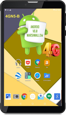 I Kall 4GN5 2 GB RAM 16 GB ROM 7 inch with Wi-Fi+4G Tablet (Black)
