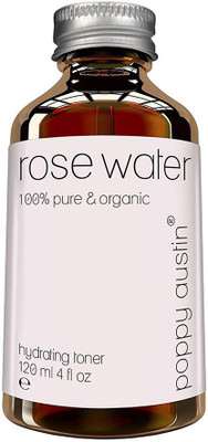 

Poppy Austin Pure Rose Water Facial Toner - Vegan, Cruelty-Free, Organic, Hand Made & Responsibly Sourced Skin Toner - Finest, Triple Purified Moroccan Rosewater(177 ml)
