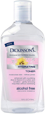 

Dickinson's Enhanced Witch Hazel Alcohol Free Hydrating Toner, 16 Fluid Ounce(473 ml)