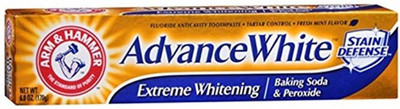 

Arm & Hammer Advance Toothpaste Baking Soda Peroxide Tartar Control, White, 6 Ounce Toothpaste(250 g)