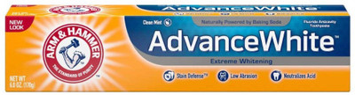 

Arm & Hammer Advance White Baking Soda & Peroxide Toothpaste, Extreme Whitening 4.3 oz (Pack of 3) Toothpaste(150 g, Pack of 3)